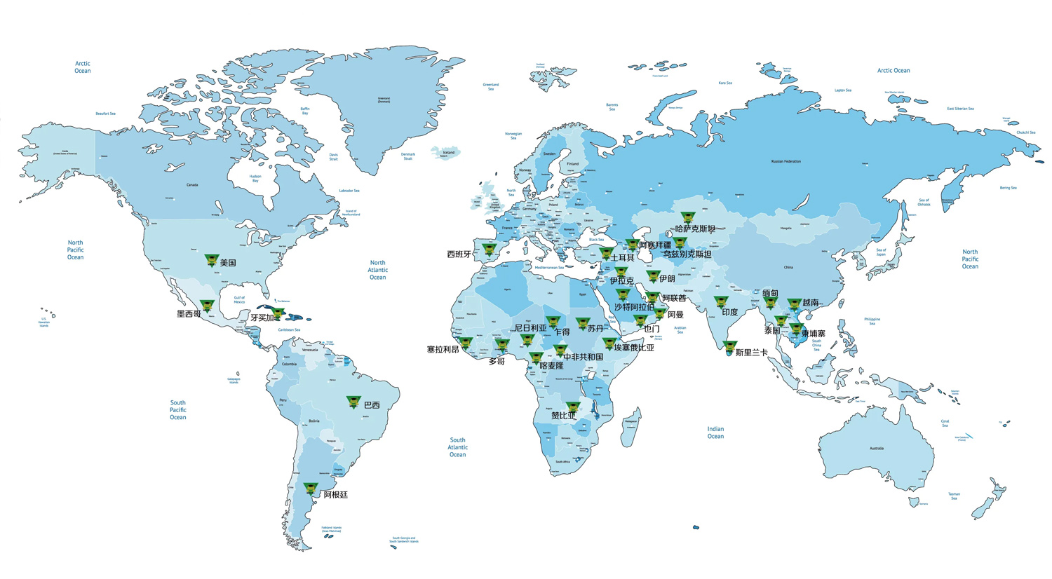 Global service network